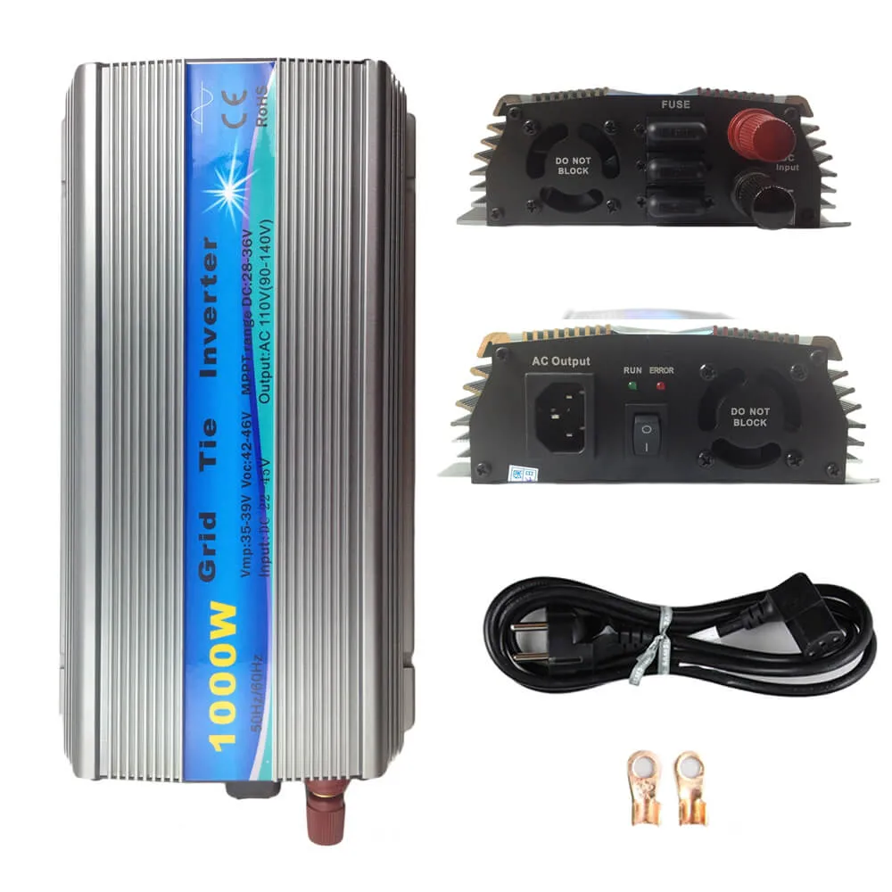 PowMr 1KW 18V/36VDC 110V/220VAC GTI-1000W Grid Inverters