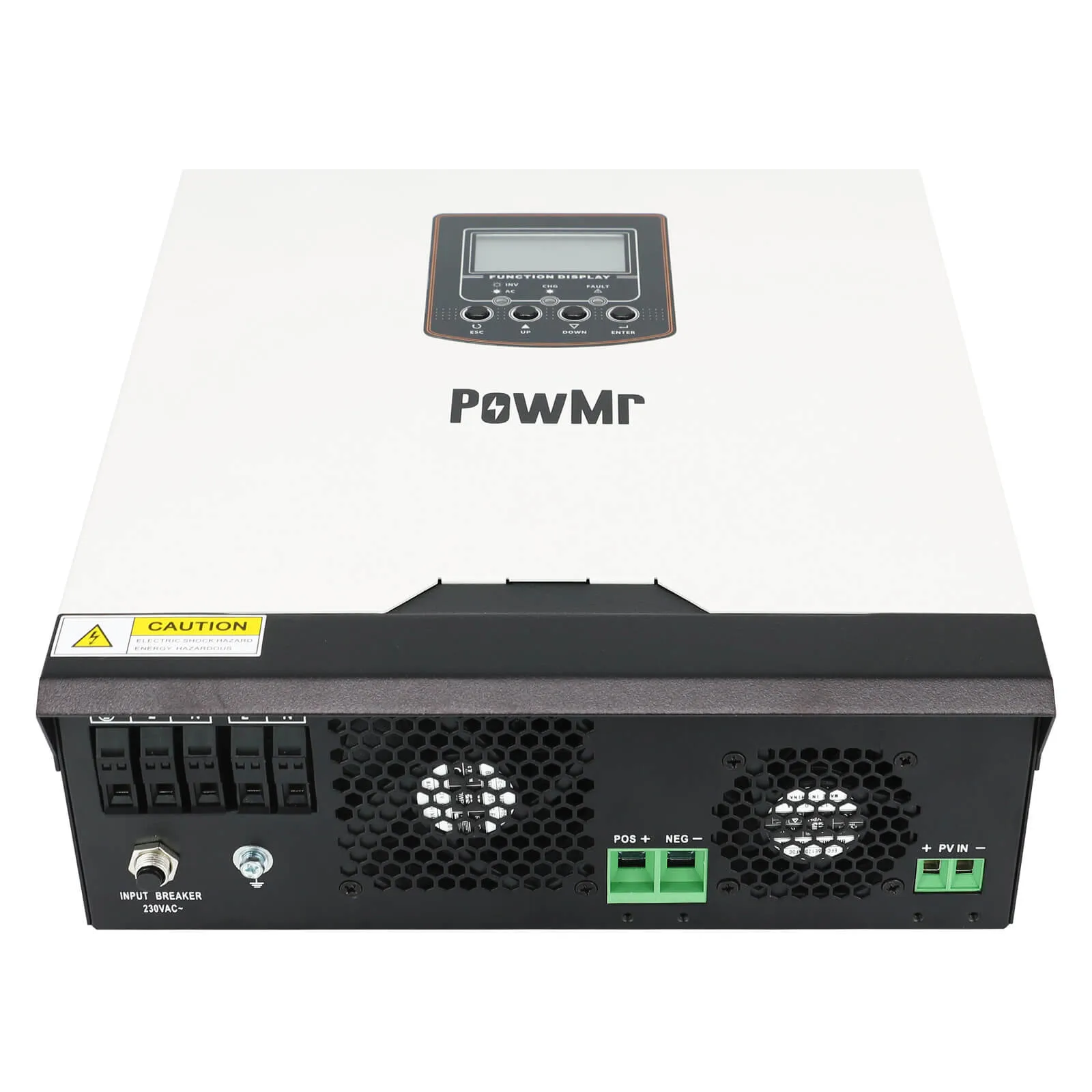 PowMr 3000W Hybrid Inverter 24V DC to 230V AC Bulit in Charge Controller