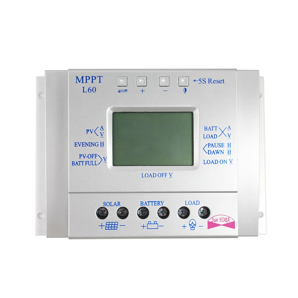 PowMr 12V/24V 60A 80A MPPT Solar Charge Controllet with LCD Display