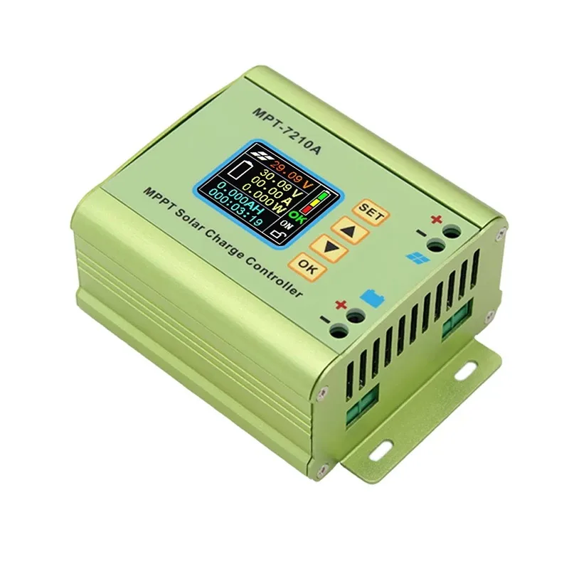 PowMr 10A DC12-60V MPPT Solar Charge Controller with LCD Display 